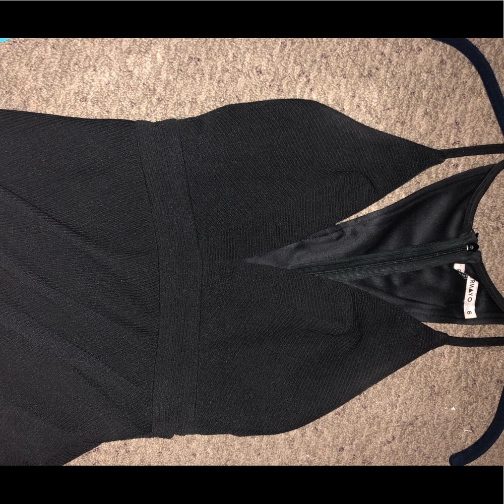 Peppermayo black wrap formal dress - Picture 2 of 6